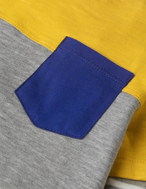 Colourblock Layered T-shirt - Grey Marl Colourblock Layered T-shirt - Grey Marl