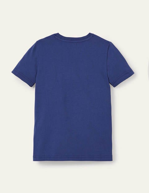 Fun Animal Printed T-shirt - Starboard Blue Lemur