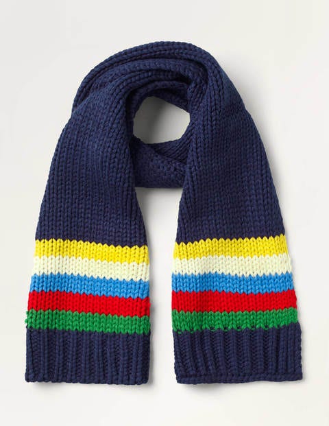 Knitted Scarf - College Navy Knitted Scarf - College Navy