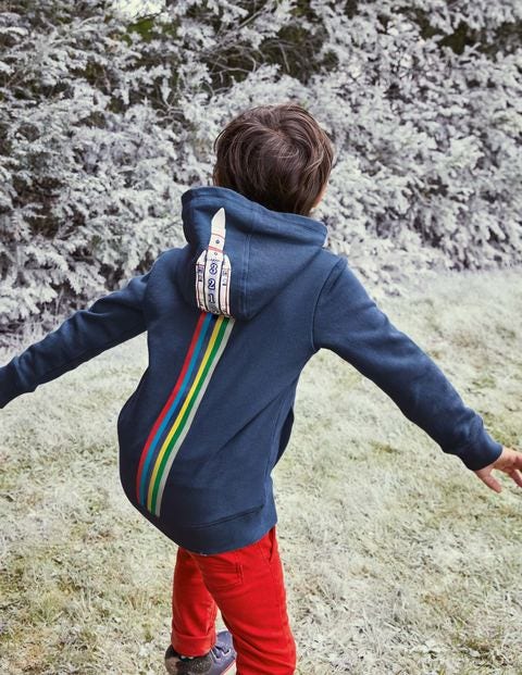 Cosy Out-of-this-World Hoodie - College Navy Cosy Out-of-this-World Hoodie - College Navy