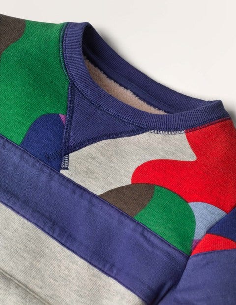 Cosy Shaggy-lined Sweatshirt - Grey Marl Cosy Shaggy-lined Sweatshirt - Grey Marl