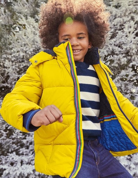 Cosy 2-in-1 Padded Jacket - Honeycomb Yellow Cosy 2-in-1 Padded Jacket - Honeycomb Yellow