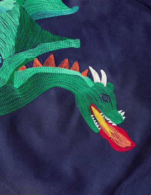 Superstitch Animal T-shirt - College Navy Dragon Superstitch Animal T-shirt - College Navy Dragon