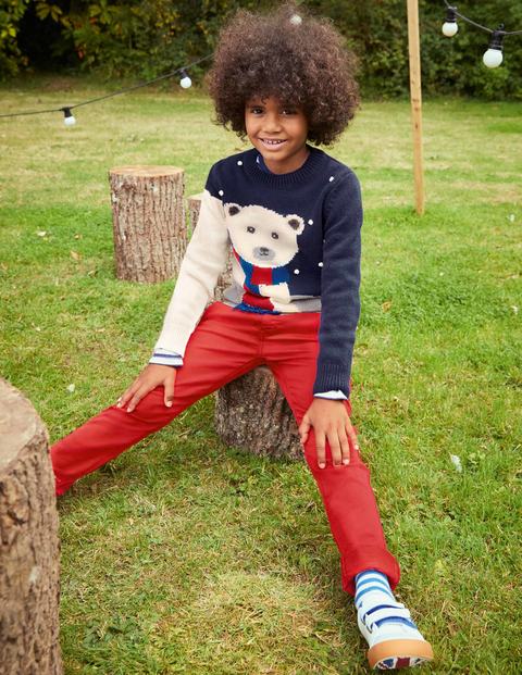 Christmas Animal Jumper - College Navy Polar Bear Christmas Animal Jumper - College Navy Polar Bear