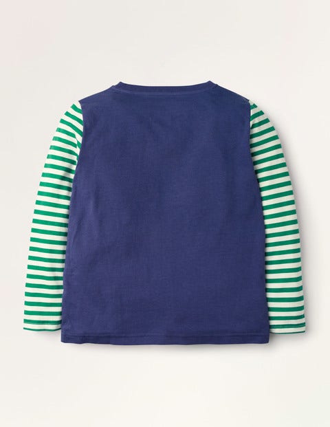 Fröhliches Weihnachts-T-Shirt - Segelblau, Weihnachtsstrumpf Fröhliches Weihnachts-T-Shirt - Segelblau, Weihnachtsstrumpf
