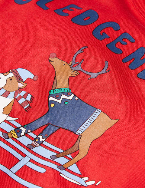 Festliches Oberteil mit Motiv - Rockabilly-Rot, Sledgendary Festliches Oberteil mit Motiv - Rockabilly-Rot, Sledgendary