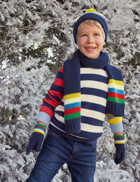 Ensemble Bonnet Et Gants Bleu Marine Universitaire Boden Fr