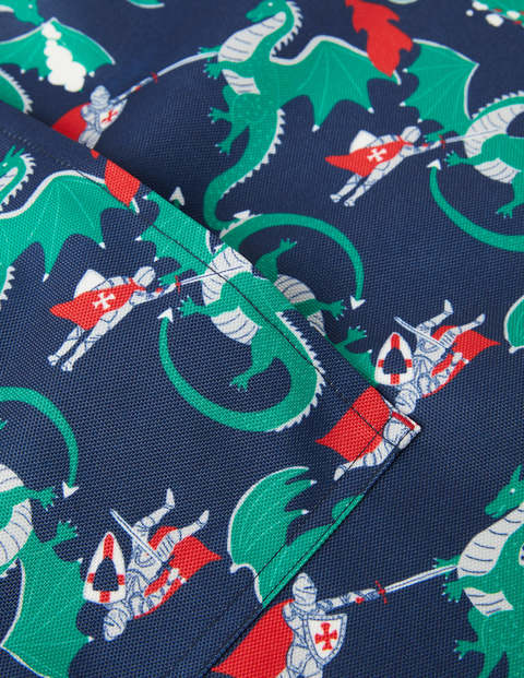 Printed Apron - College Navy Printed Apron - College Navy