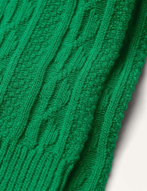 Cable Footless Tights - Asparagus Green Cable Footless Tights - Asparagus Green