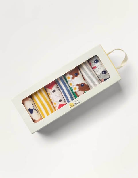 Sock Box 7 Pack - Village Green Animals Sock Box 7 Pack - Village Green Animals