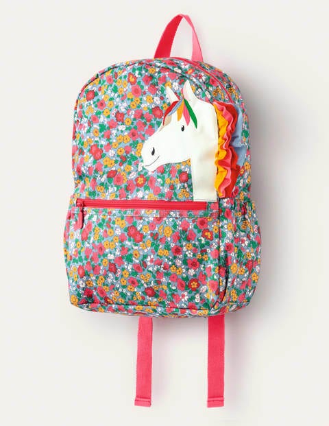 School Bag - Frost Blue Vintage Floral School Bag - Frost Blue Vintage Floral