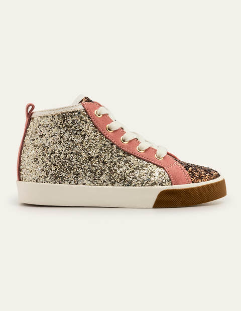 High Tops - Gold Glitter High Tops - Gold Glitter