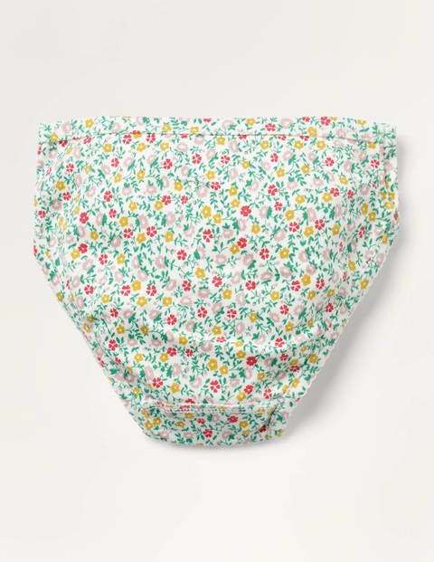 7 slips - Motif floral vintage multi 7 slips - Motif floral vintage multi