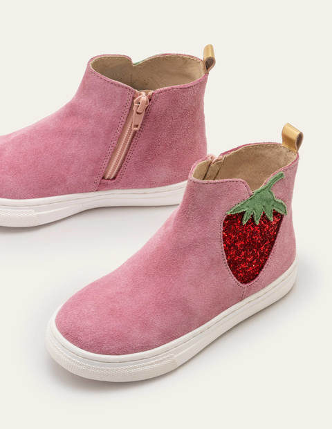 pink suede boots uk