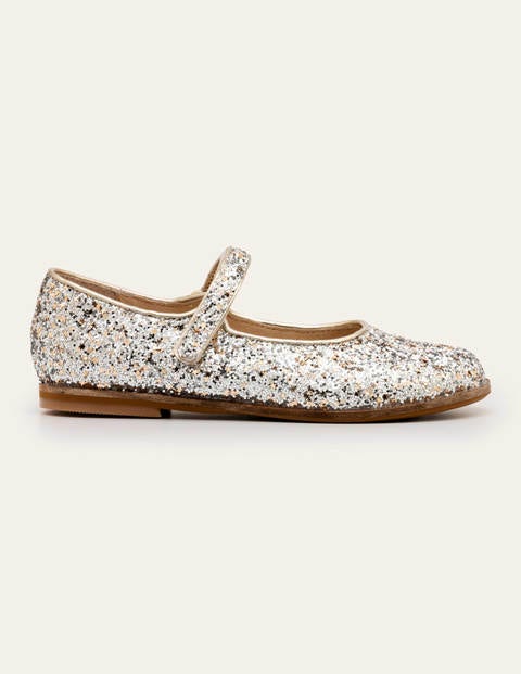 Sparkle Mary Janes - Silver Gold Glitter Sparkle Mary Janes - Silver Gold Glitter