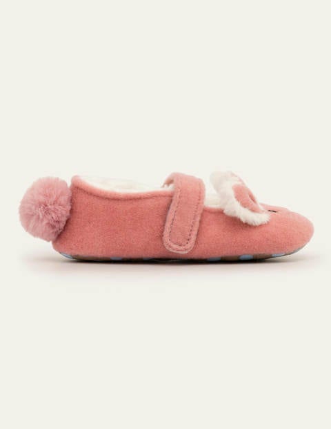 Felt Mary Jane Slippers - Boto Pink Felt Mary Jane Slippers - Boto Pink