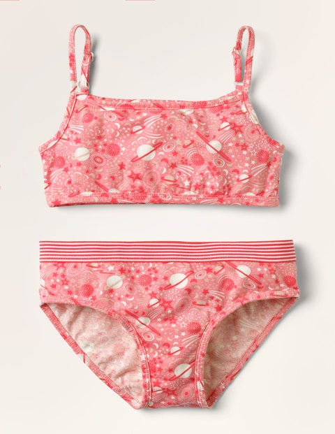 Ensemble top court et slip - Cosmos rose Ensemble top court et slip - Cosmos rose