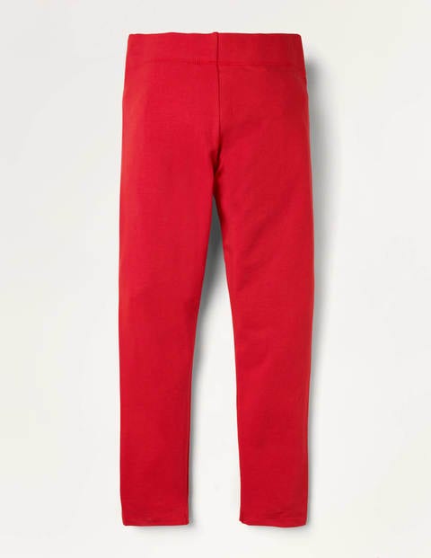 Plain Cosy Leggings - Rockabilly Red Plain Cosy Leggings - Rockabilly Red