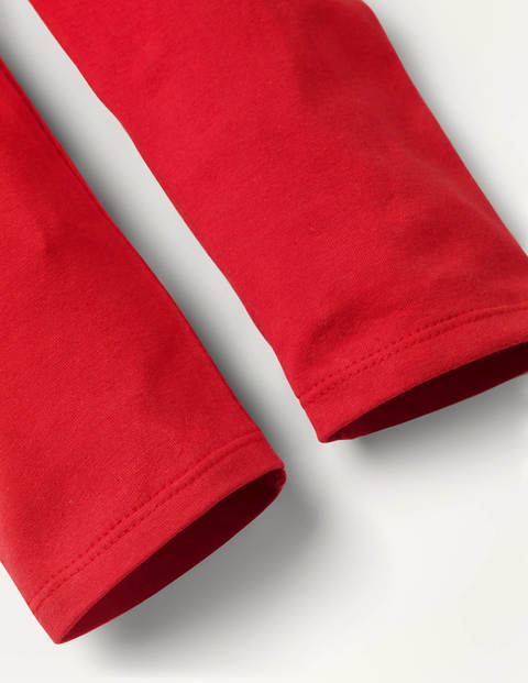 Plain Cosy Leggings - Rockabilly Red Plain Cosy Leggings - Rockabilly Red