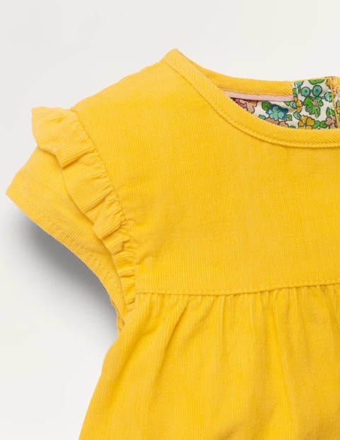 Bequemes alltagstaugliches Kleid - Honiggelb Bequemes alltagstaugliches Kleid - Honiggelb