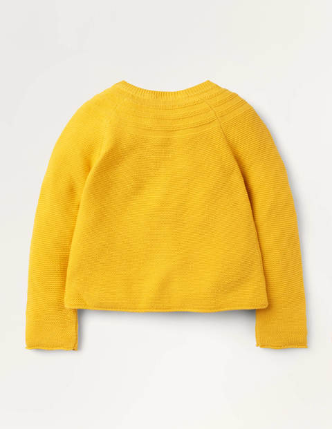 Cotton Cashmere Mix Cardigan - Honeycomb Yellow Cotton Cashmere Mix Cardigan - Honeycomb Yellow