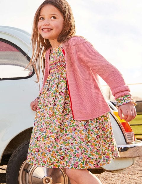 Cotton Cashmere Mix Cardigan - Formica Pink Cotton Cashmere Mix Cardigan - Formica Pink