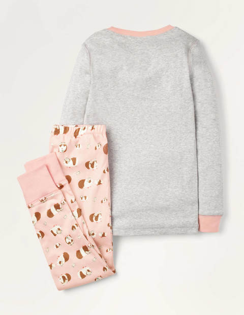 Cosy Long John Pajamas - Dusty Pink Guinea Pigs Cosy Long John Pajamas - Dusty Pink Guinea Pigs