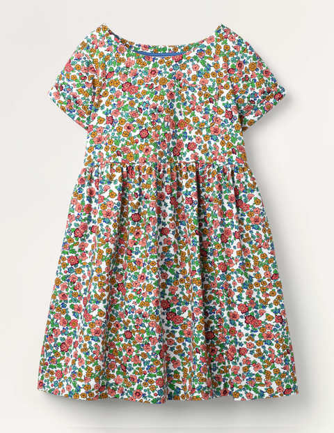 Fun Jersey Dress - Multi Vintage Floral Fun Jersey Dress - Multi Vintage Floral