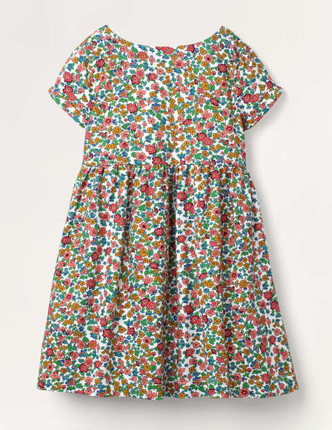 Fun Jersey Dress - Multi Vintage Floral Fun Jersey Dress - Multi Vintage Floral