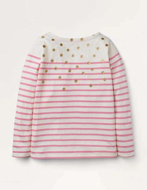 Everyday Breton - Ivory/Pink Glitter Spot Everyday Breton - Ivory/Pink Glitter Spot
