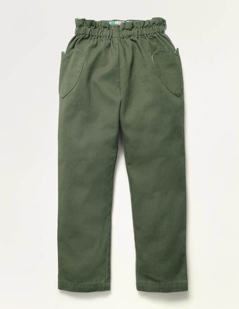 Pull-on Trousers - Herb Green Pull-on Trousers - Herb Green