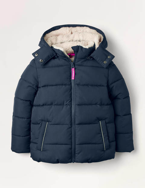 보덴 걸즈 숏패딩 Boden 코스y Padded Jacket - College Navy