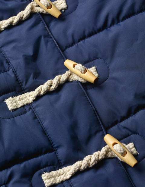 Longline Padded Jacket - College Navy Longline Padded Jacket - College Navy