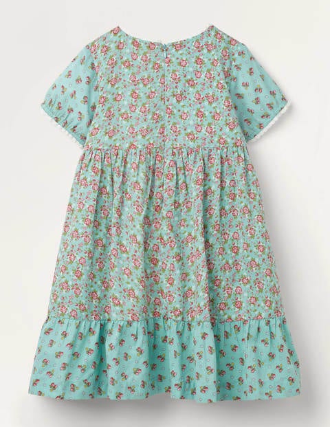 Vintage Posy Dress - Orkney Blue Vintage Posy Vintage Posy Dress - Orkney Blue Vintage Posy