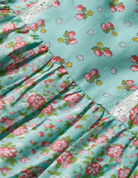 Vintage Posy Dress - Orkney Blue Vintage Posy Vintage Posy Dress - Orkney Blue Vintage Posy