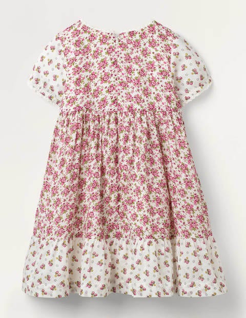 Vintage Posy Dress - Ivory/ Plum Vintage Posy Vintage Posy Dress - Ivory/ Plum Vintage Posy