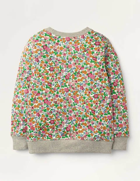 Sweat douillet à appliqué - Motif floral lapin vintage multi Sweat douillet à appliqué - Motif floral lapin vintage multi