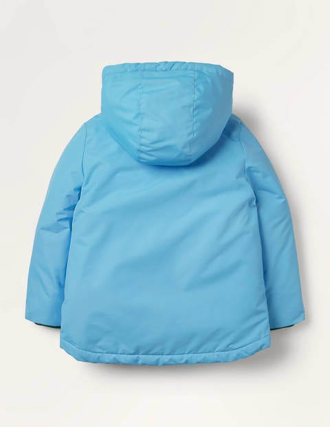 Sherpa-lined Anorak - Surfboard Blue Bunny Scene Sherpa-lined Anorak - Surfboard Blue Bunny Scene