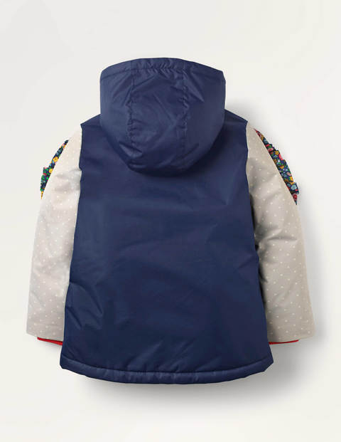 Sherpa-lined Anorak - College Navy Horse Sherpa-lined Anorak - College Navy Horse