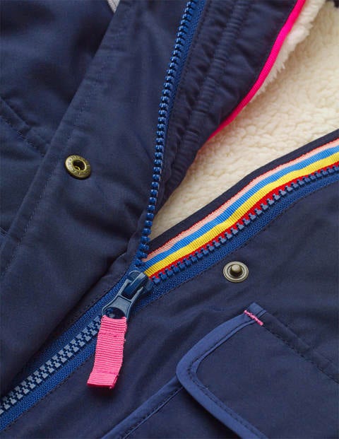 Sherpa-lined Anorak - College Navy Horse Sherpa-lined Anorak - College Navy Horse