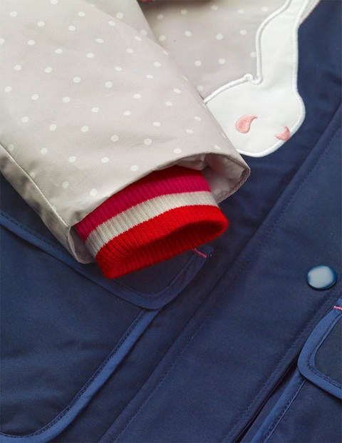 Sherpa-lined Anorak - College Navy Horse Sherpa-lined Anorak - College Navy Horse