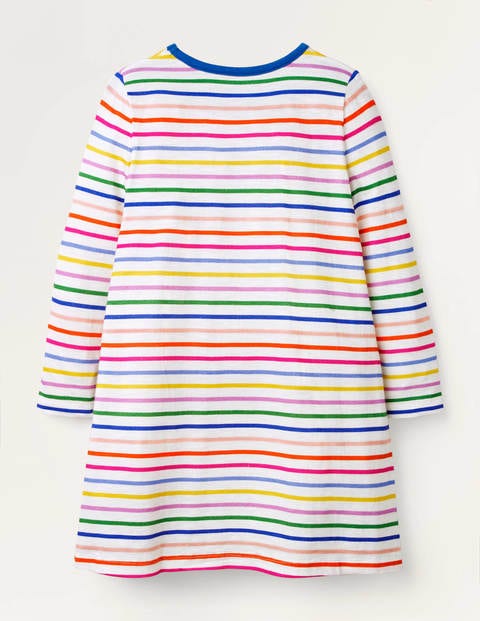 Fun Pocket Jersey Dress - Shocking Pink Multi Fun Pocket Jersey Dress - Shocking Pink Multi