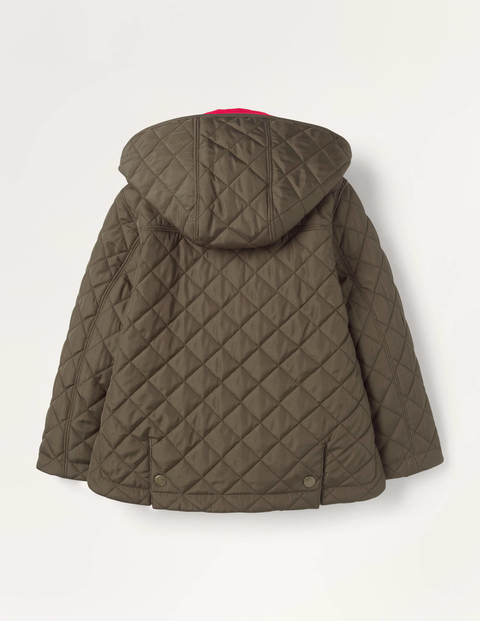 Quilted Jacket - Classic Khaki Green Quilted Jacket - Classic Khaki Green