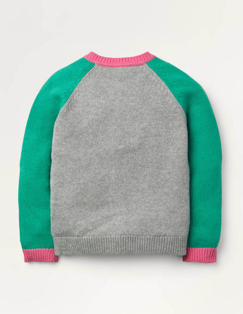Fun House Cardigan - Grey Marl House Fun House Cardigan - Grey Marl House