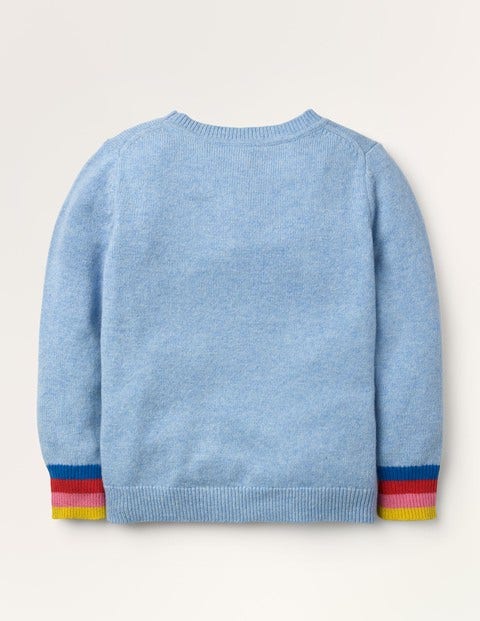 Pull à motif lapin - Lapin bleu glacé Pull à motif lapin - Lapin bleu glacé