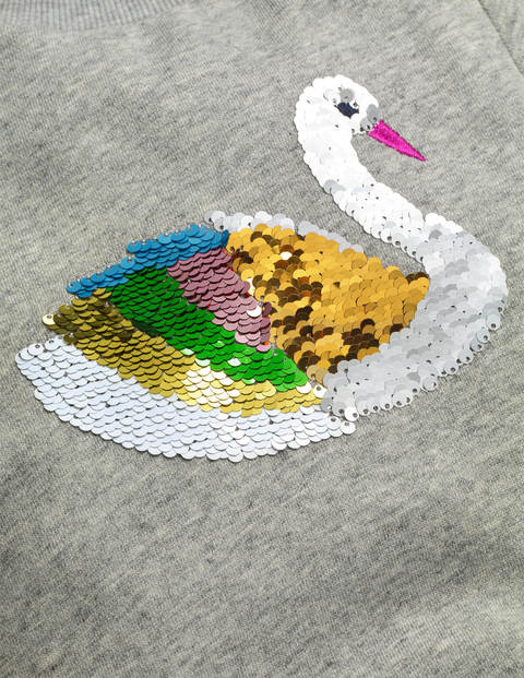 Kleid mit farbwechselnden Pailletten - Segelblau, Regenbogenschwan Kleid mit farbwechselnden Pailletten - Segelblau, Regenbogenschwan
