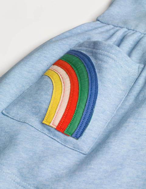 Appliqué Pocket Jersey Dress - Frosted Blue Appliqué Pocket Jersey Dress - Frosted Blue
