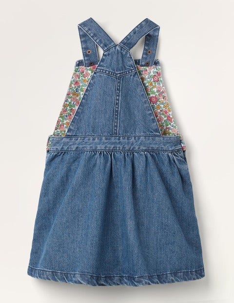 smocked mini skirt