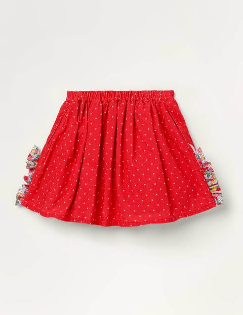 Fun Frill Appliqué Skirt - Rockabilly Red Unicorn Fun Frill Appliqué Skirt - Rockabilly Red Unicorn