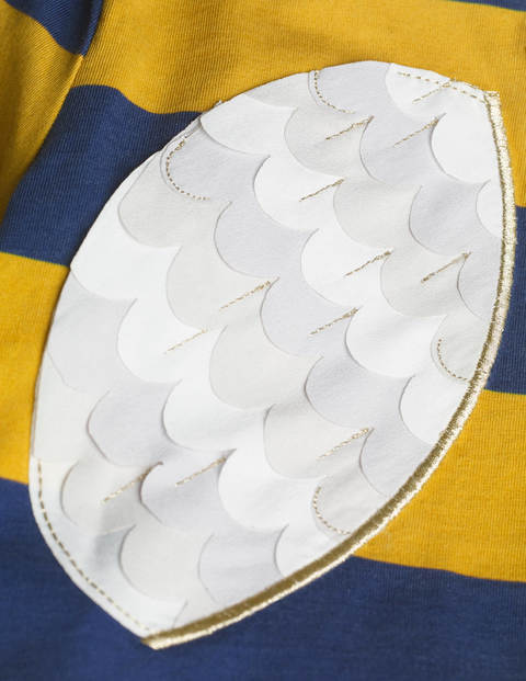 Winged Jersey Top - Honeycomb/Starboard Blue Bee Winged Jersey Top - Honeycomb/Starboard Blue Bee